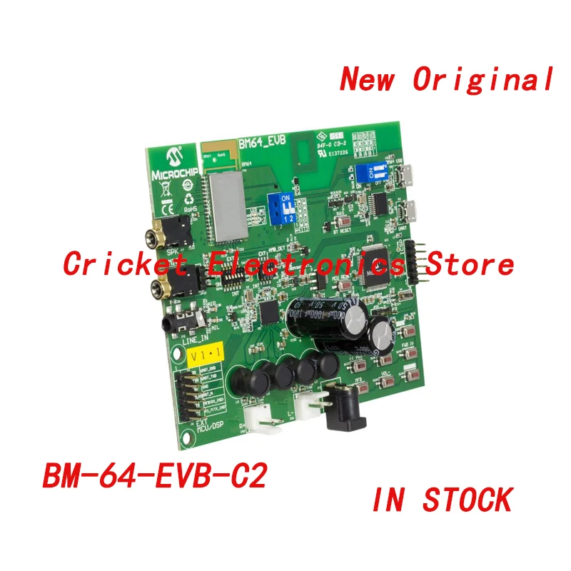 

BM-64-EVB-C2 Инструменты для разработки Bluetooth-802.15.1 BM64 Bluetooth аудио оценочная плата