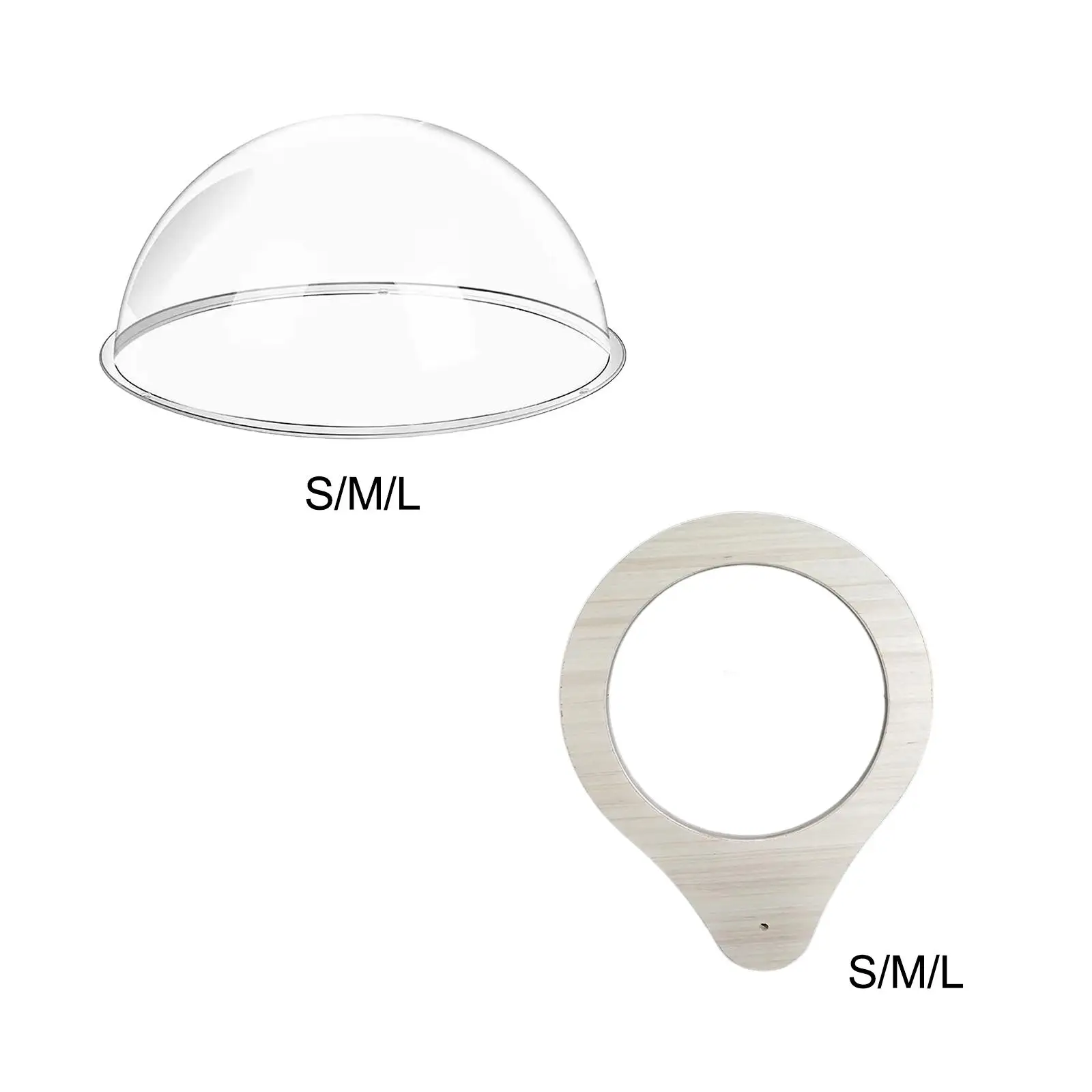 

Space Clear Capsule Acrylic Furniture for Tree Window Perch DIY