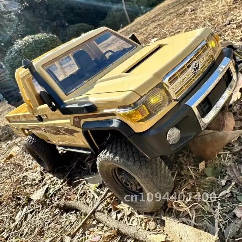 New MN82 Pro Retro Rc Car With LED Lights Full-scale Simulation 4WD LC79 Remote Control Pickup Truck Model Boy Adult Toy Gift 6