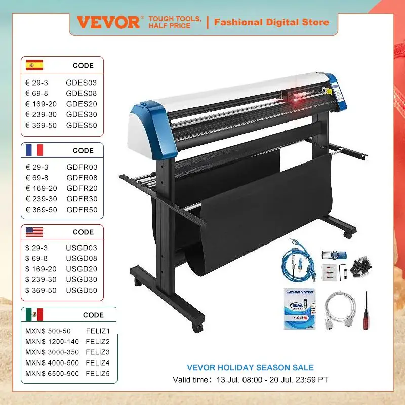 VEVOR-53-34-28-4MB-Semi-Automatic-Cutter-Vinyl-Cutting-Plotter-Machine ...