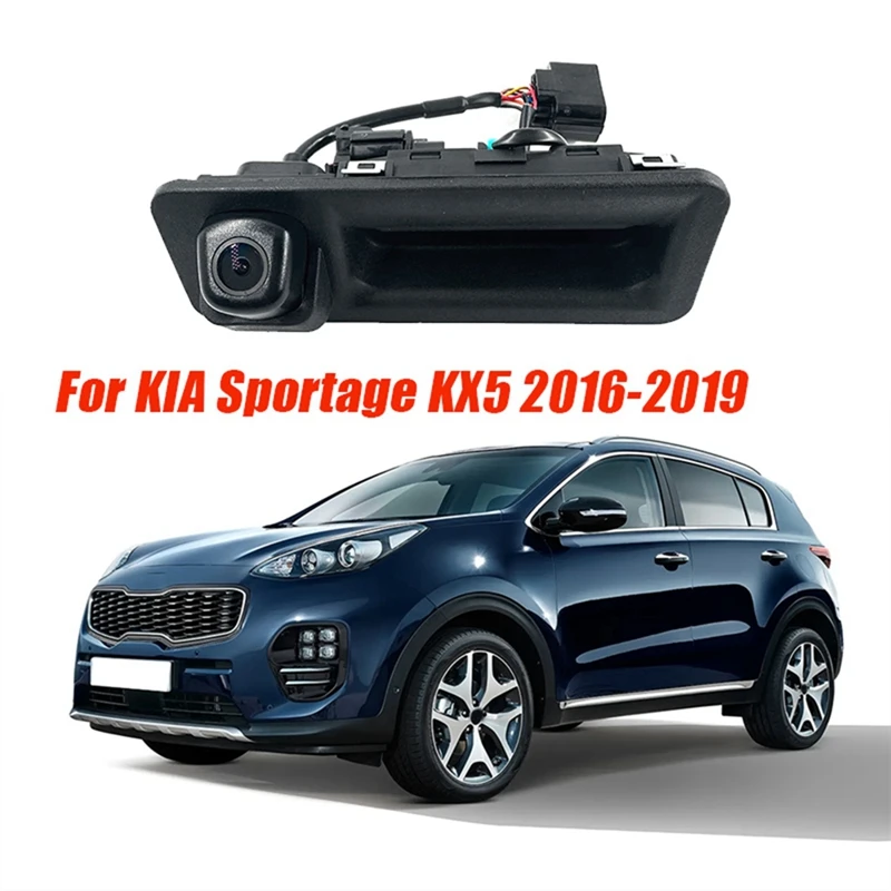 95760-D9000 Car Rear View Camera Trunk Handle 95760D9001 For KIA Sportage KX5 2016-2019 Tailgate Backup Assist Camera