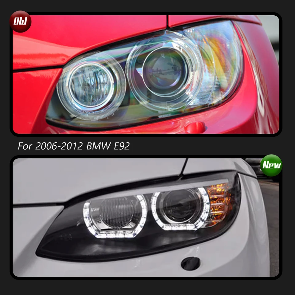 車のヘッドライト,bmw m3 e92 TYPY-LED-2006,ヘッドライト
