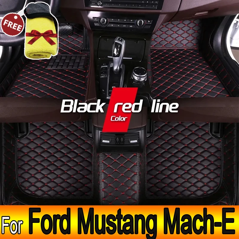

Автомобильные коврики для Ford Mustang Mach-E MachE 2021, аксессуары для автостайлинга, защита салона автомобиля, водонепроницаемые декоративные коврики на заказ