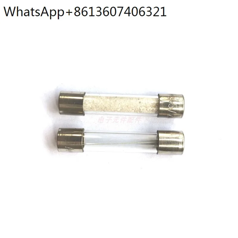 

German ESKA 6.3 * 32 fuse slow melting T6.3/250V glass tube with arc extinguishing quartz sand