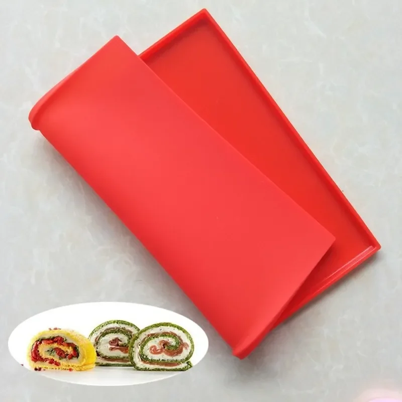 

Non-stick Silicone Oven Mat Cake Roll Mat Baking Mat Functional Baking Cake Pad Swiss Roll Pad Bakeware Baking Tools //