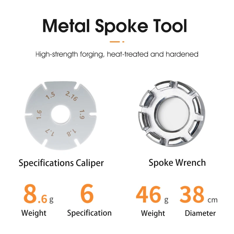 WEST BIKING Bicycle Tool Spoke Tension Meter MTB Road Bike Wheel Spokes Checker Indicator Bicycle Spoke Repair Tool Accessories