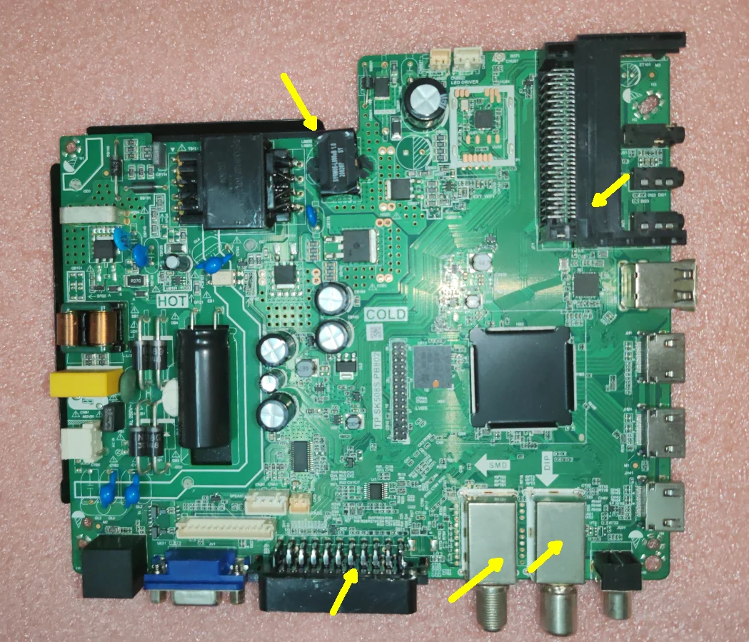 TP.MS338.PB801, Main Board – IVD Store TP.SK506S.PB818 スリーインワンTVマザーボードテスト済み TV マザーボード TP.SK506S.PB802 ネットワーク WiFi TV マザーボード 4 コア 1G+8g 35-45V