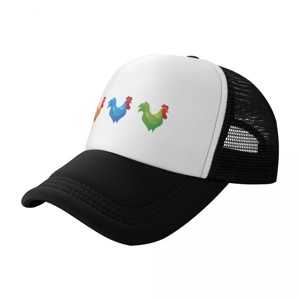 

3 Chickens Trucker Hats Unisex Baseball Cap
