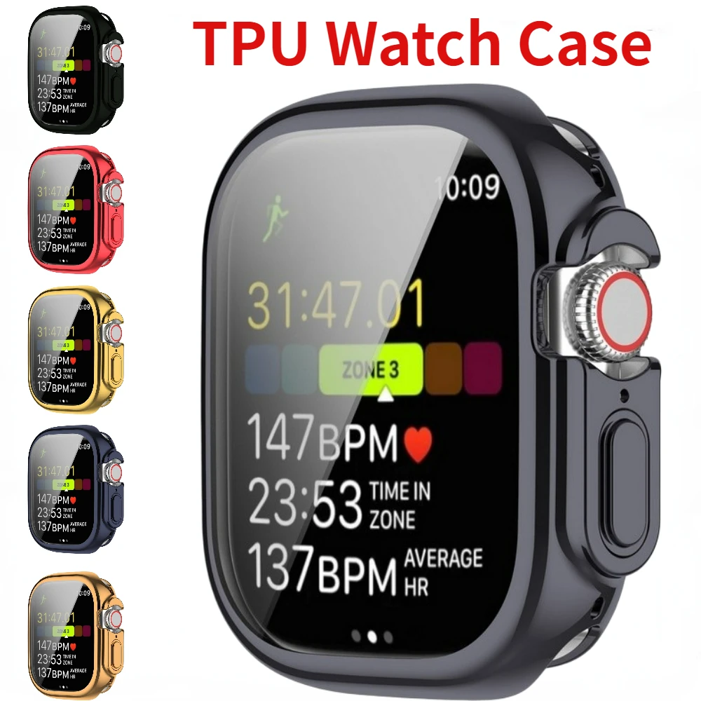 Enhanced TPU Protective Case for Apple Watch - Anti-Fall Design