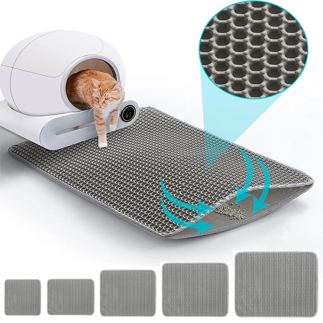 Cat Litter Mat Large Size Waterproof Pet Toilet Cat Litter Trapping Mat Non Slip Double Layer Cats Litter Box Pad Pet Product 1