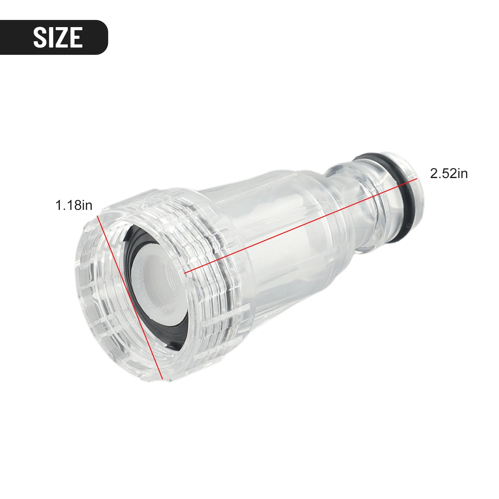 1pcs High Pressure Connection Filter+2pcs Nets For For Karcher K2-K7 Series Washer Garden Pipe Hose Adapter  Pressure Washers
