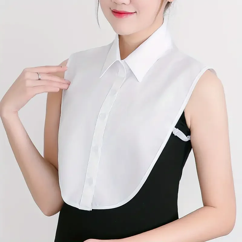 1 Pcs Versatile Knitted Half Shirt Fake Collar Lightweight Durable Elegant Upgrade Style Easily fake collar detachable collar shawl