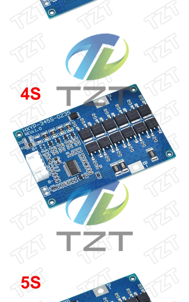 3S 4S 5S 35A 60A 12,6 V 14,8 V 21 V BMS Lithium-Batterie Lade Schutz Bord NTC Widerstände mit Balance Temperatur Control – Detail 10