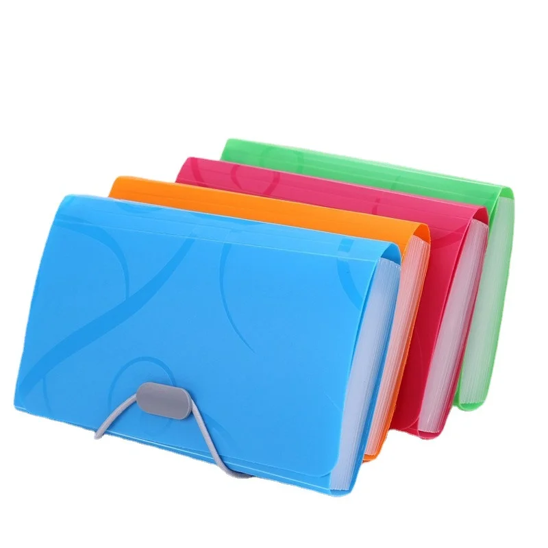 File Folder A6 Money Budget Storage Folder Collect Album Card Book Photo Organizer Expanding Wallet Organ Bag Data File Pouch Family Folder