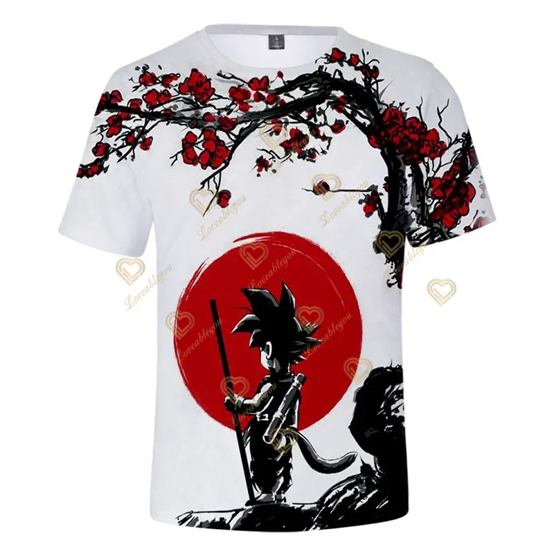 Dragon Ball Vegeta Son Goku Top Super Saiyan Dragon Ball Z Summer T-Shirt Tees Oversize Cool Thin Men Zamasu Capispalla Top