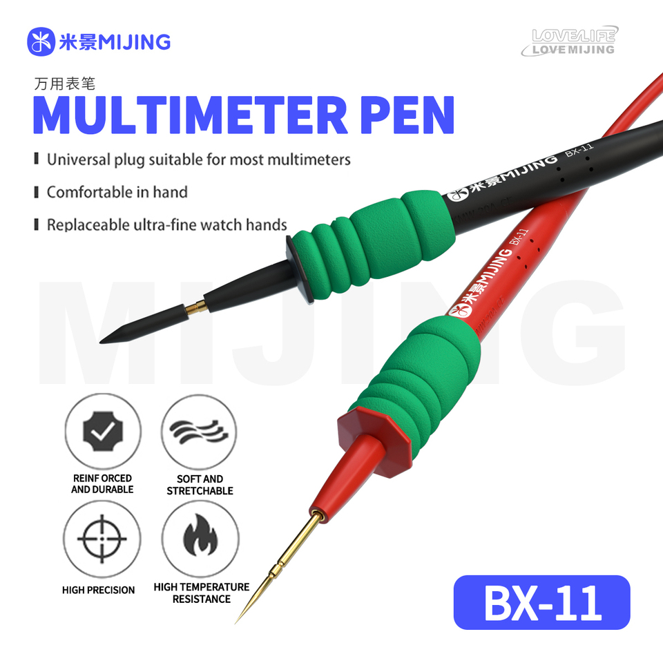 Mijing BX-11 Universal Multimeter Pen for Mobile Phone Computer Repair Current Voltage Detection Multimeter Universal Pen Tool
