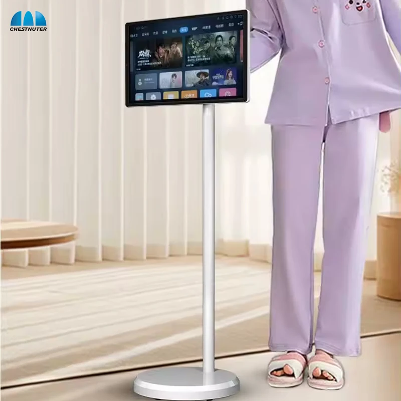CST 21.5'' Portable TV Android 13 6gb+128gb Stand TV Follow Portable Smart Mobile