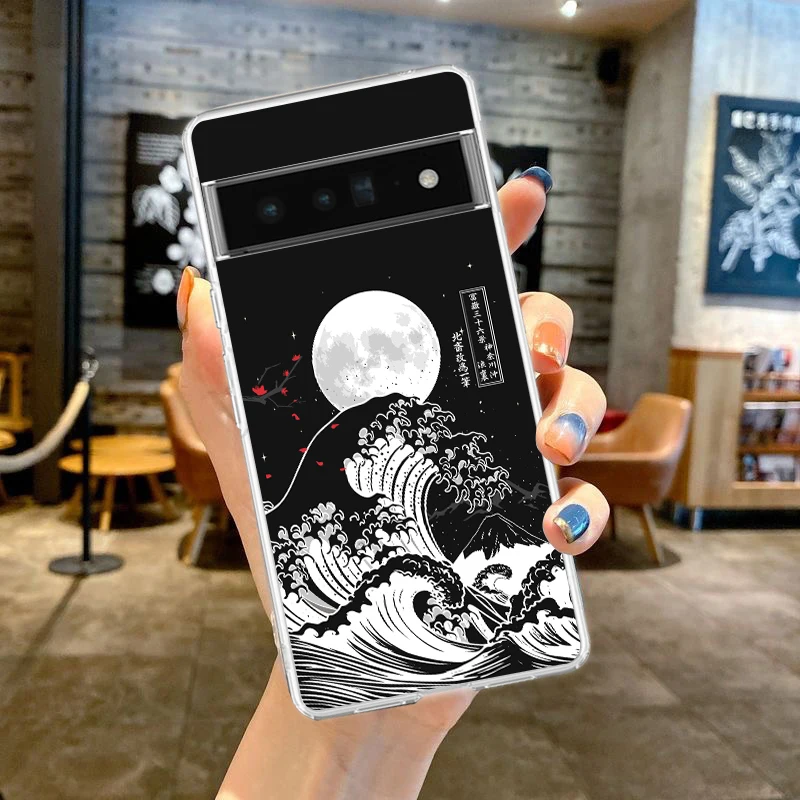 Clear TPU Phone Case with Japan Tokyo Osaka Kanagawa Design Label