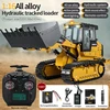 RTR KABOLITE K963 RC Hydraulic Loader 1/16 Remote Control Metal Machine Construction Vehicles Model with Light System RC Toys 1