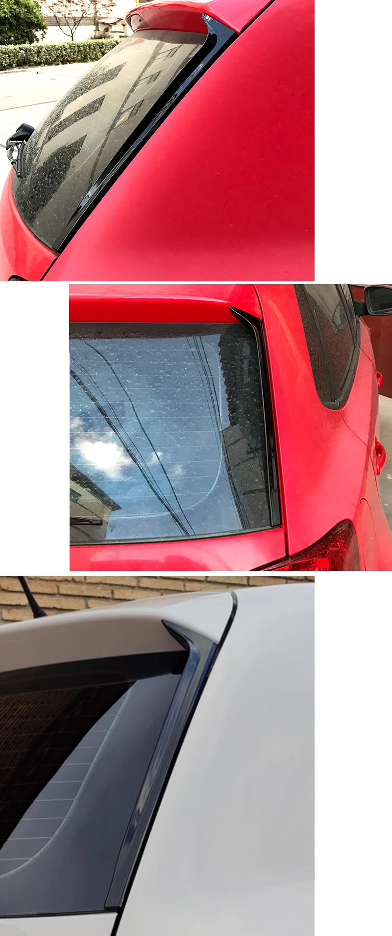 Passend für VW-Zubehör Polo Mk5 6R 2010 2011 2012 2013 2014 2015 2016 2017, schwarze Scheinwerfer-Augenbrauen-Augenlid-Abdeckung, dekorative Verkleidung – Detail 6