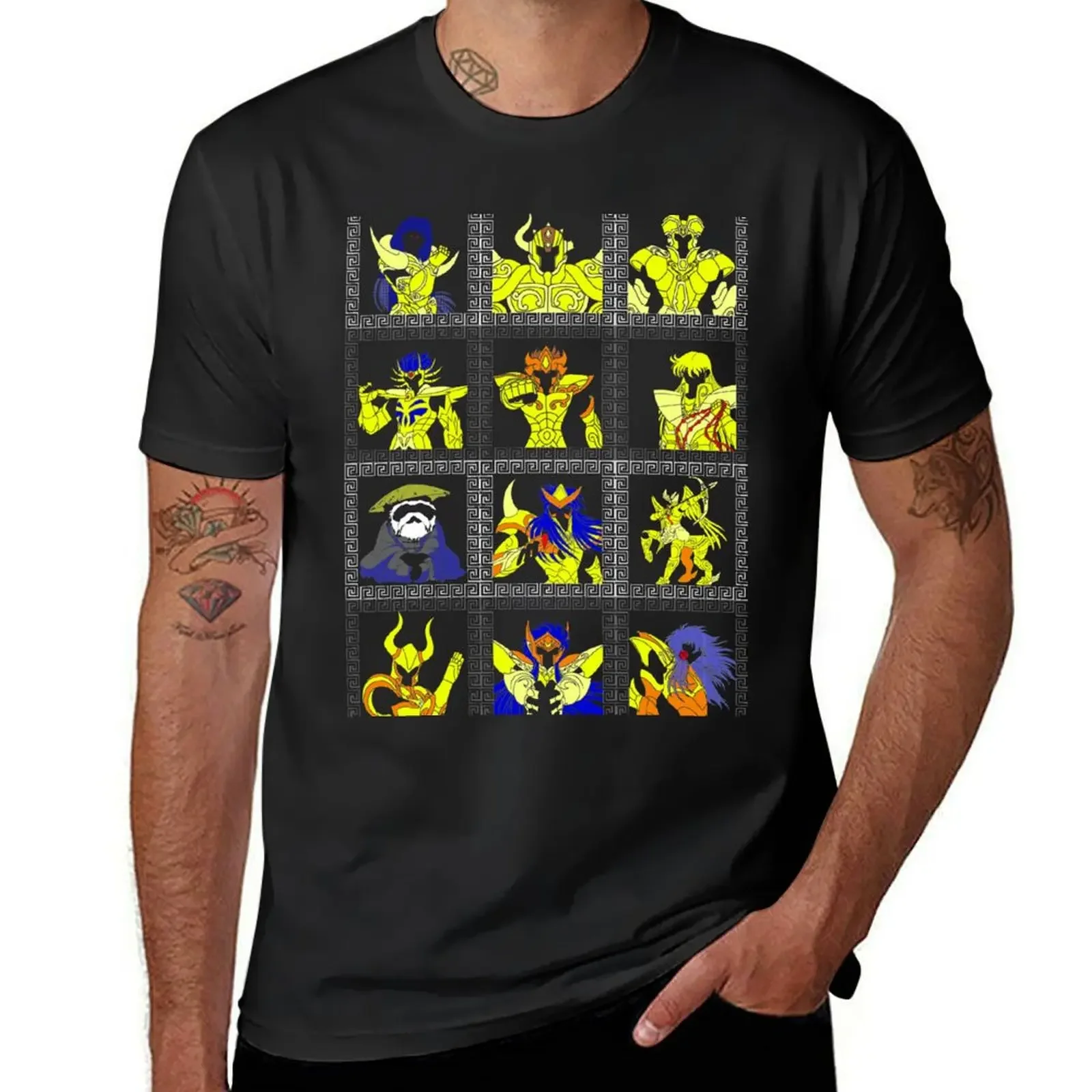 

Classic Gold Saints T-shirt customs design your own plain Men's t-shirts