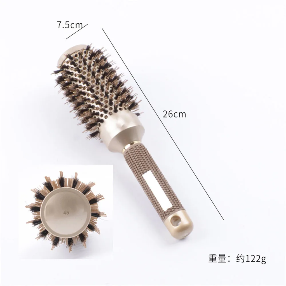 Salon Curling Roll Comb Set Hair Dryer Brush For Womens Professional Hairdressing Brushes Hair Supplies Barbershop Accessories 4