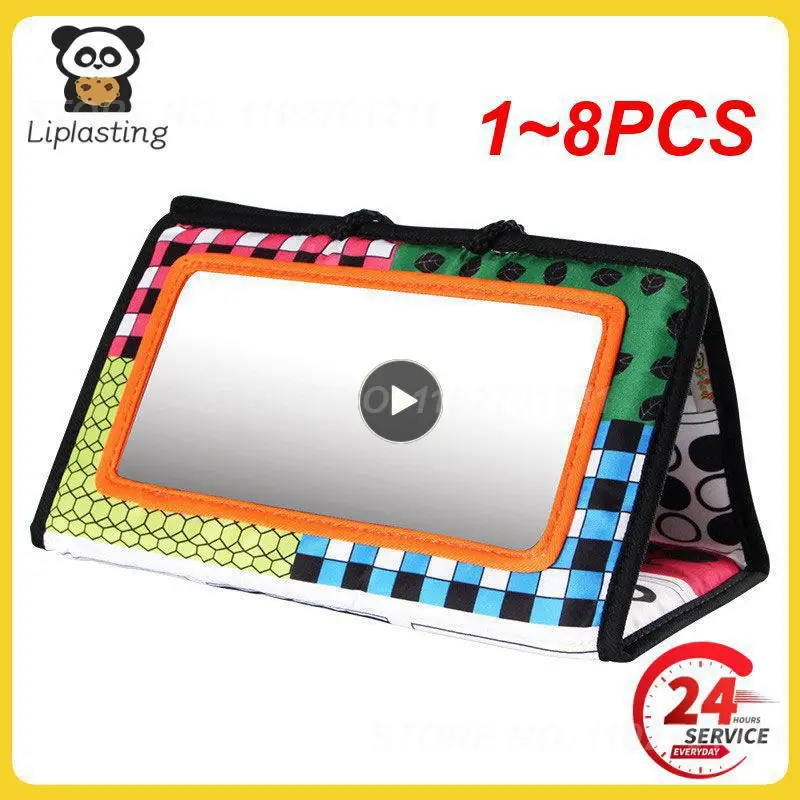 

1~8PCS Baby Rear Facing Mirror Cloth Book Car Back Seat Rearview Mirror Car Safety Kids Monitor Hanging Pendant Toys Gifts