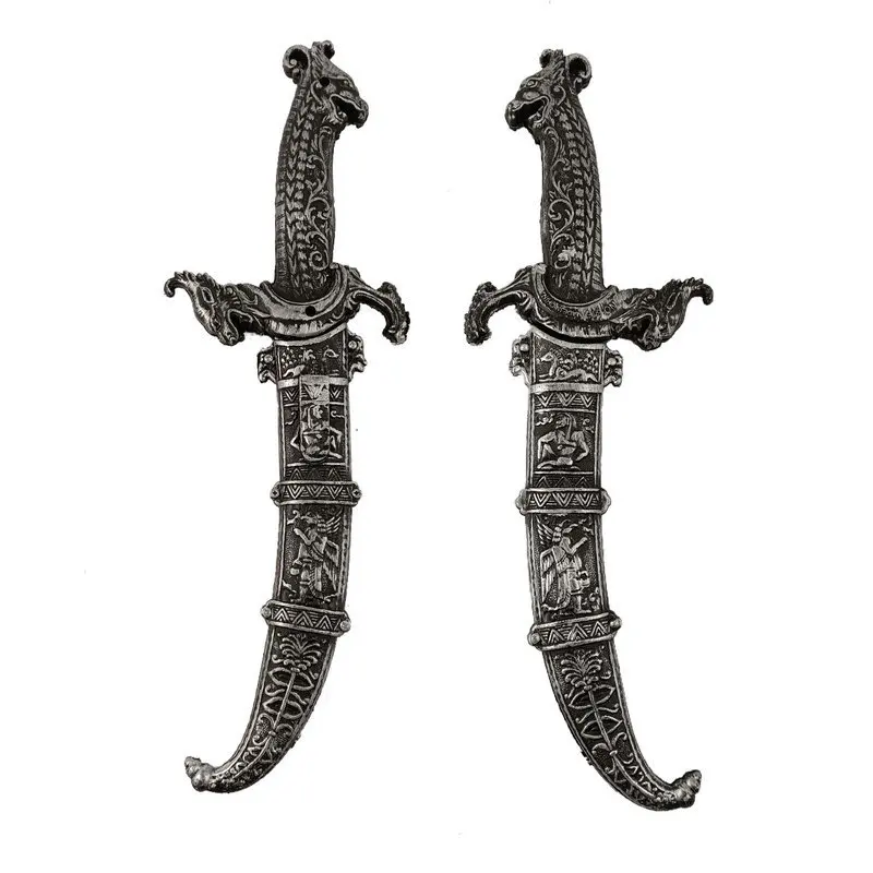 Party Performance Weapon Props Plastic Egyptian Dagger Knife Sword Pirate Knife Skeleton Ghost Face Machete Halloween props