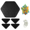 Chain Triangle Chess Game Triggle Rubber Band Game Educational Interactive Game Battle Set for Family Party Gifts 1