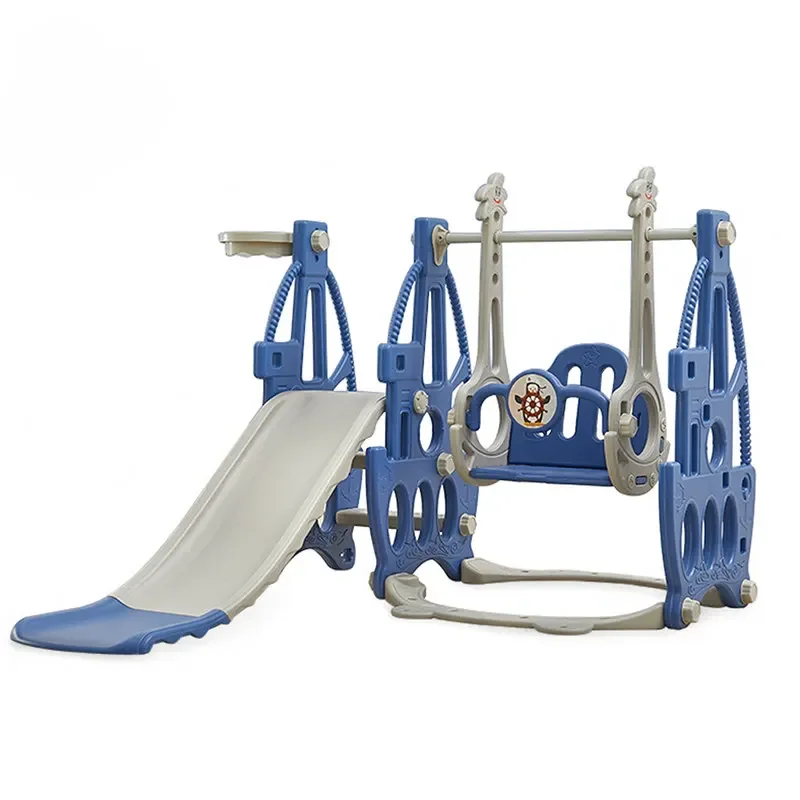 Baby Slide 3 in 1 Indoor Home Safety Slide Swing Chair Combination outdoor Kindergarten Slide Kids Playground Sports Game Toy 2