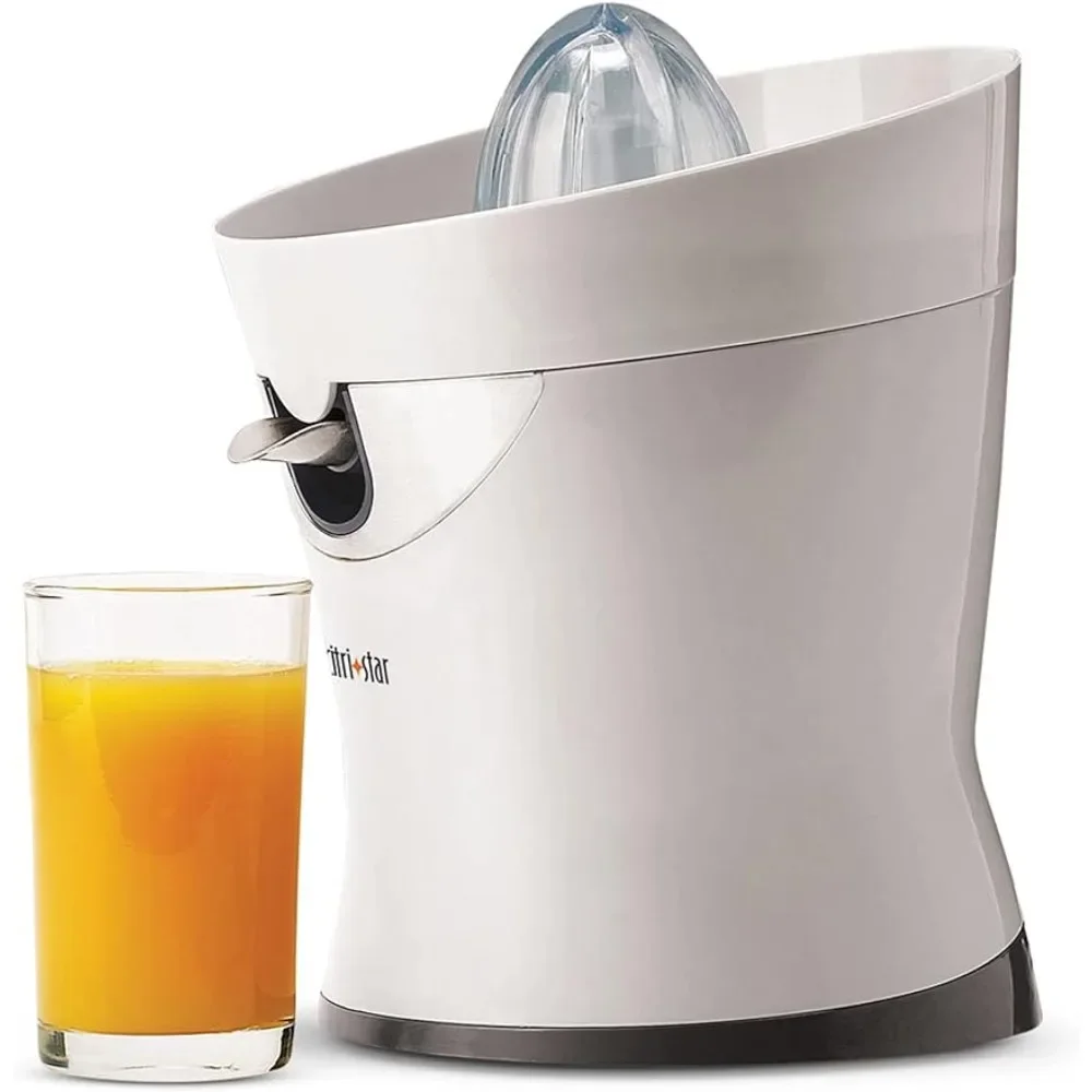 

CitriStar CS-1000 Citrus Juicer, Electric Juicer for Oranges and Lemons with Stainless Steel Strainer and Spout White