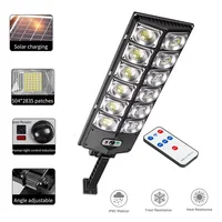 Powerful Solar Led Light Outdoor Lighting 720 LED Garden Lights Big Solar Panel Lamps Waterproof Motion Sensor Street Light 1