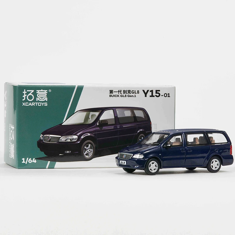 

Модель автомобиля Xcartoys 1/64 Buick GL8, миниатюрная модель автомобиля MPV с литым под давлением из сплава