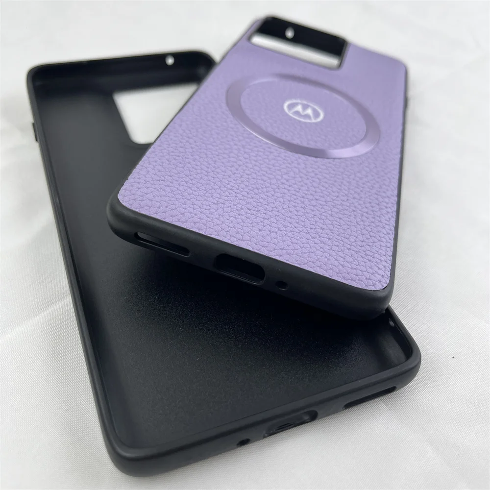 Litchi Texture Magnetic Hard Cover Case