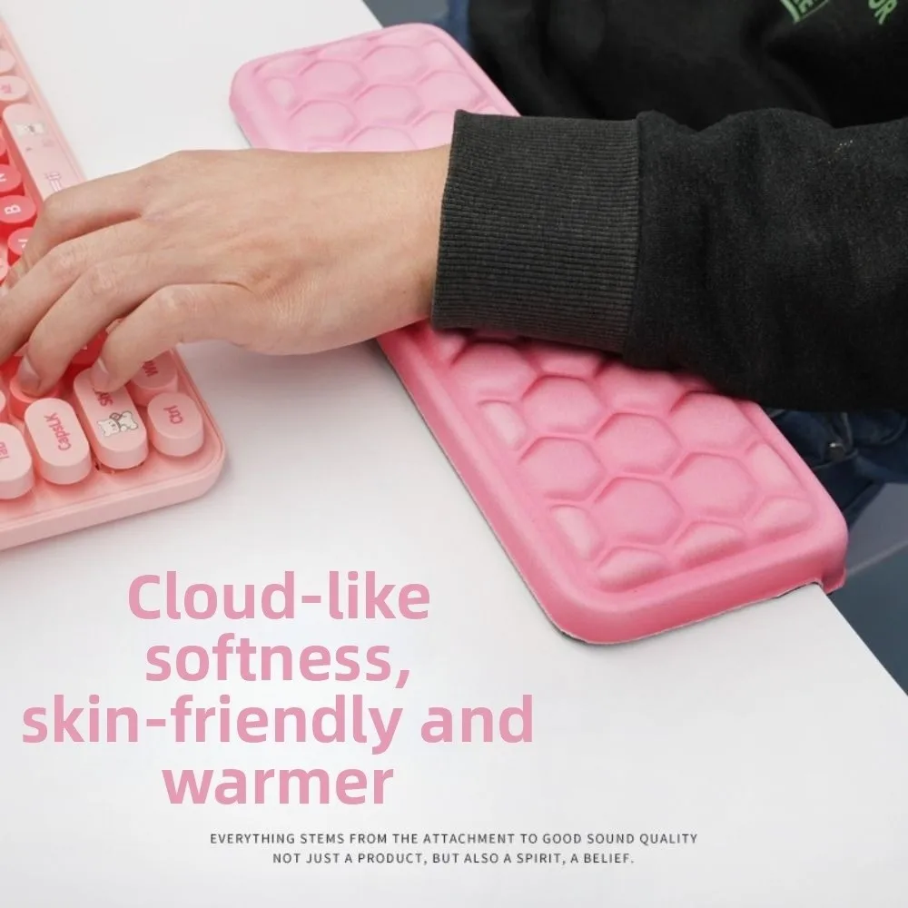 Ergonomic Memory Foam L-Shaped Desk Edge Cushion with Non-Slip Wrist Support