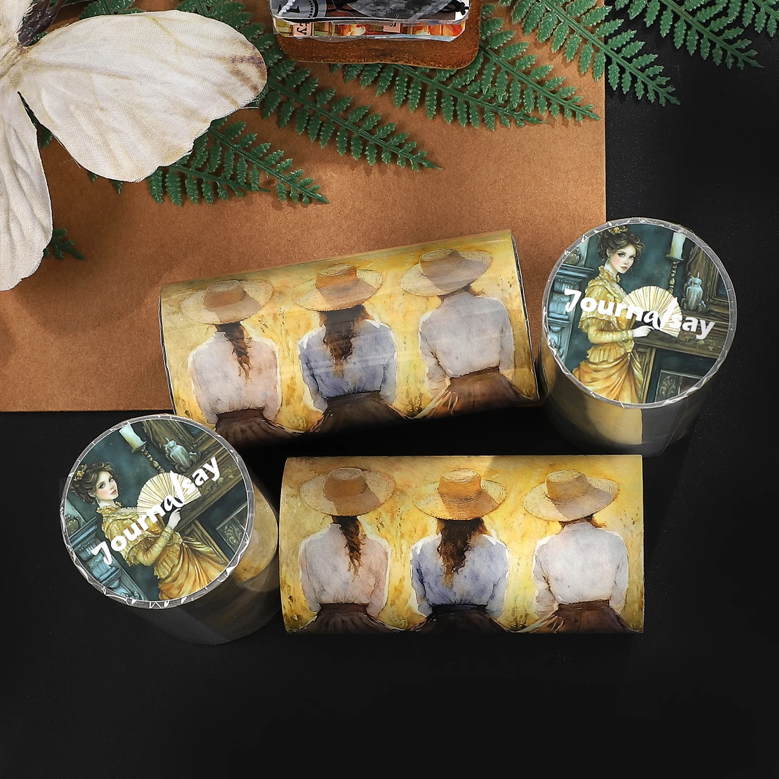 80mm*200cm 빈티지 캐릭터 꽃 풍경 와시 테이프 크리 에이 티브 DIY 저널 재료 콜라주 스크랩북 편지지