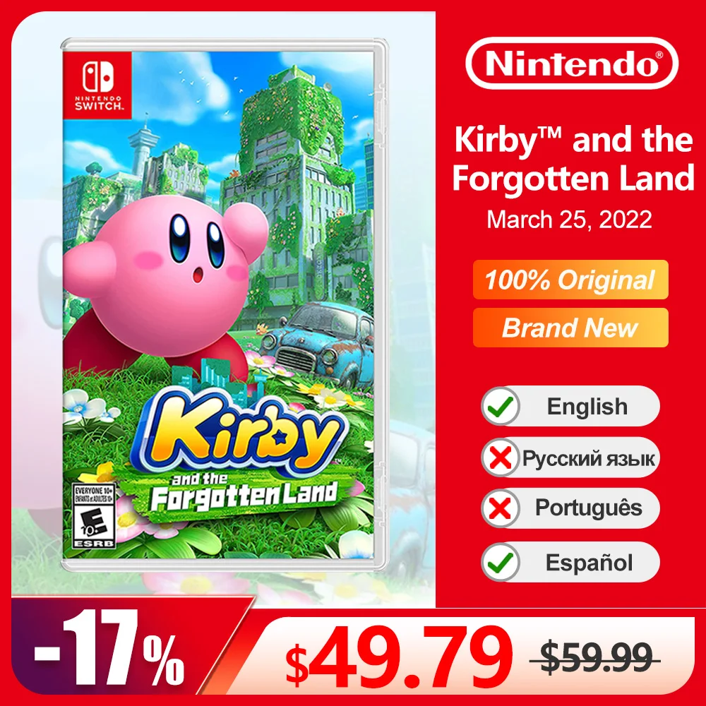 Kirby E The Forged Land Nintendo Switch Offerte Di Gioco Gioco Fisico Card Platformer Genere Per Switch Oled Lite Console Di Gioco