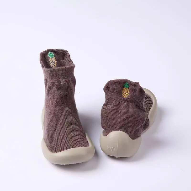 2024 Baby-Sockenschuhe, Farblich Abgestimmte Niedliche Kinderschuhe für Jungen, Weichsohlige Bodensocken-Schuhe für Kleinkinder, Mädchen-Lauflernschuhe – Detail 11