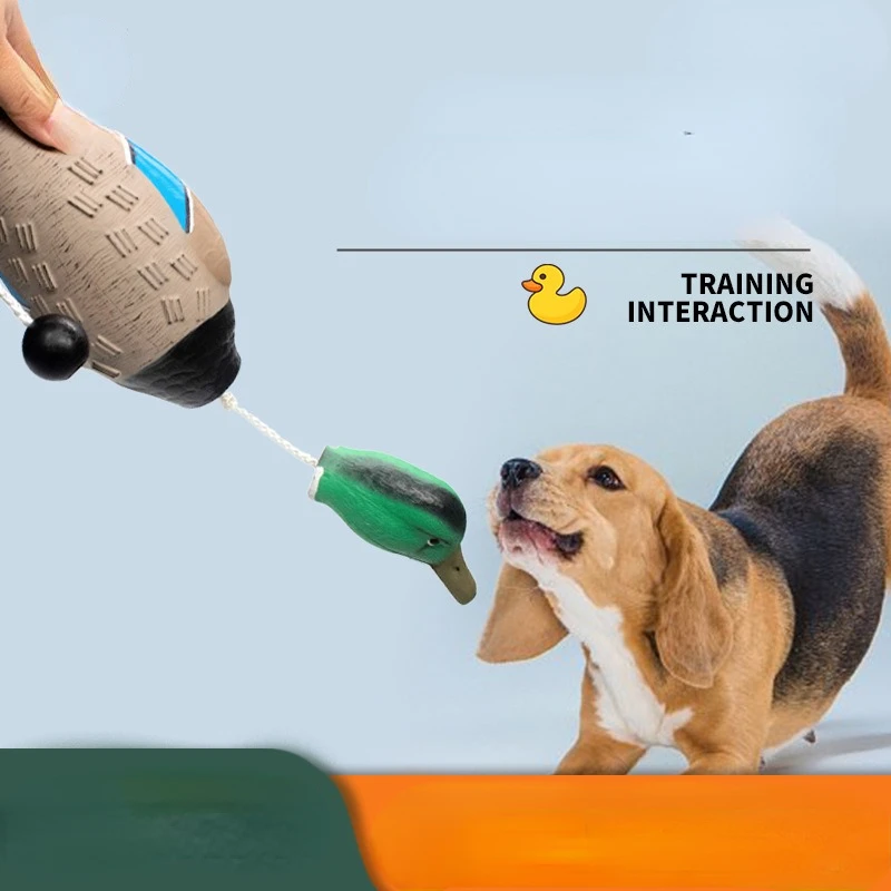 

Dog Toys Mimics Dead Duck Bumper Toys For Training Puppies Hunting Dogs Teaches Mallard And Waterfowl Retrieval Interactive Game