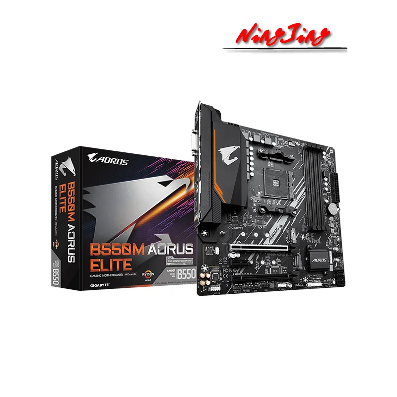AMD R7 5700G CPU + GA B550M AORUS 엘리트 마더보드 + 킹스톤 퓨리 비스트 DDR4 32G (16G * 2) 3200 MHz RGB RAM, 소켓 AM4