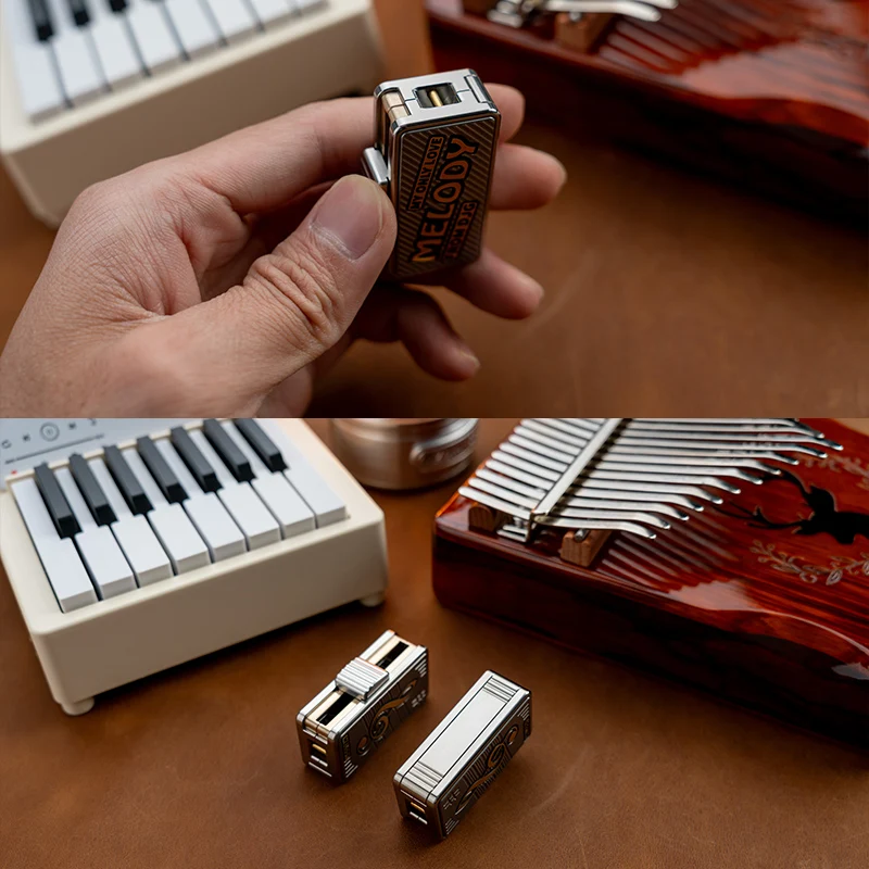 Stock】DJG MELODY Titanium Alloy Mechanical Scale Push Slider EDC