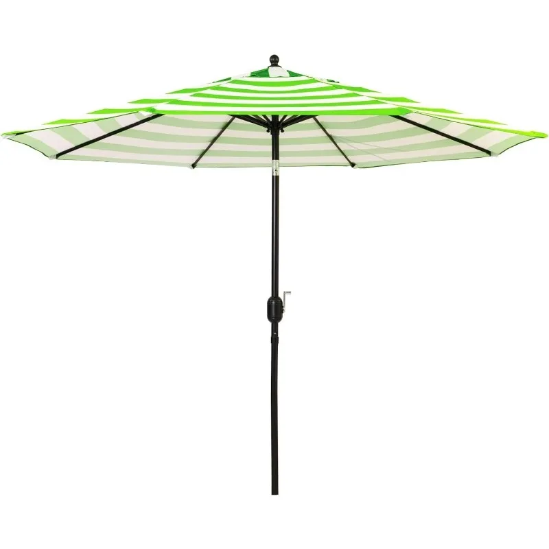 

9' Patio Umbrella Outdoor Table Umbrella with 8 Sturdy Ribs