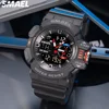 SMAEL 8043 Waterproof Multi functional Electronic Watch Dual Display Alarm Leisure Outdoor Men's Watch Outdoor 4