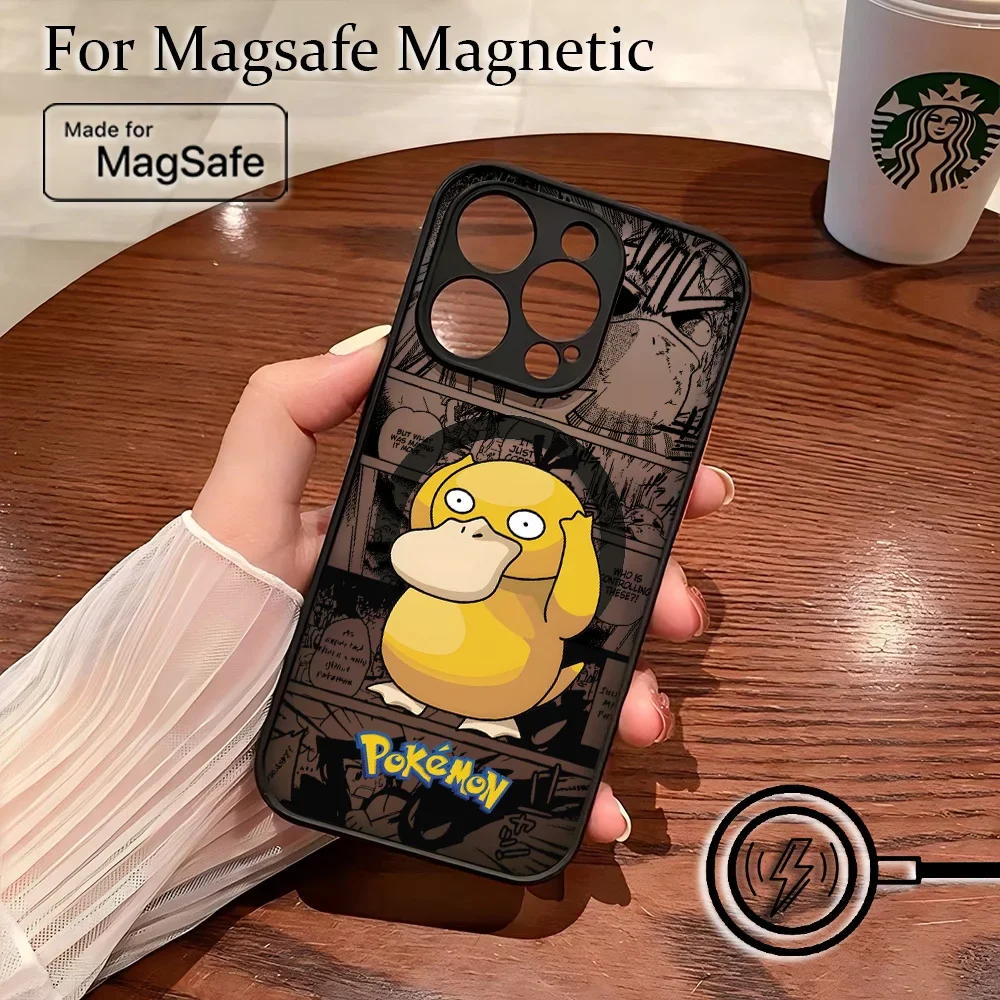 Funny Pikachus Phone Case For Pokemons Samsung Galaxy S25 S24 S23 S22 S21 S20 FE Plus Ultra 5G Matte Magnetic Back Cover — view 4