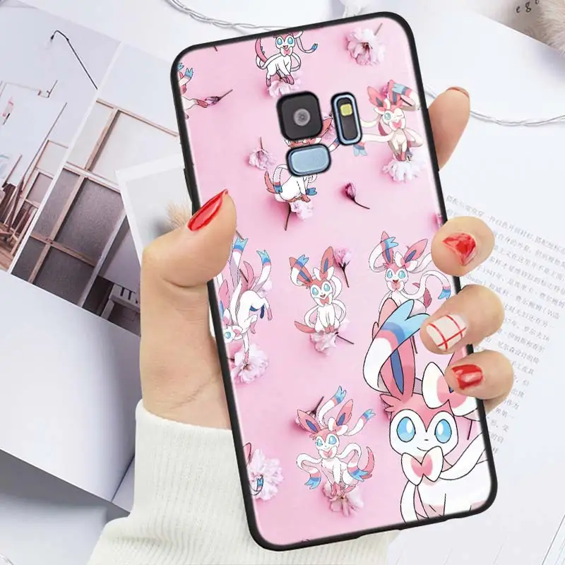 kawaii phone case samsung Hot Anime Pokemon Silicone Case For Galaxy Note 20 10 9 8 Plus Ultra Lite A9 A8 A7 A6 Plus A5 A3 2018 2017 Phone Case kawaii samsung cases