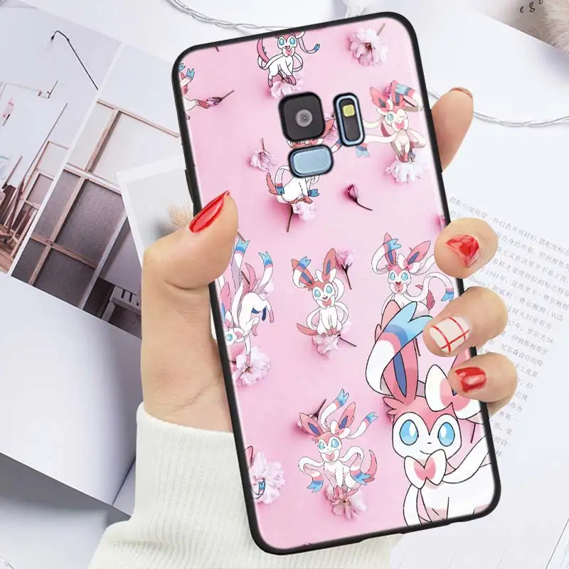 kawaii phone case samsung Hot Anime Pokemon Silicone Case For Galaxy Note 20 10 9 8 Plus Ultra Lite A9 A8 A7 A6 Plus A5 A3 2018 2017 Phone Case kawaii samsung cases Cases For Samsung
