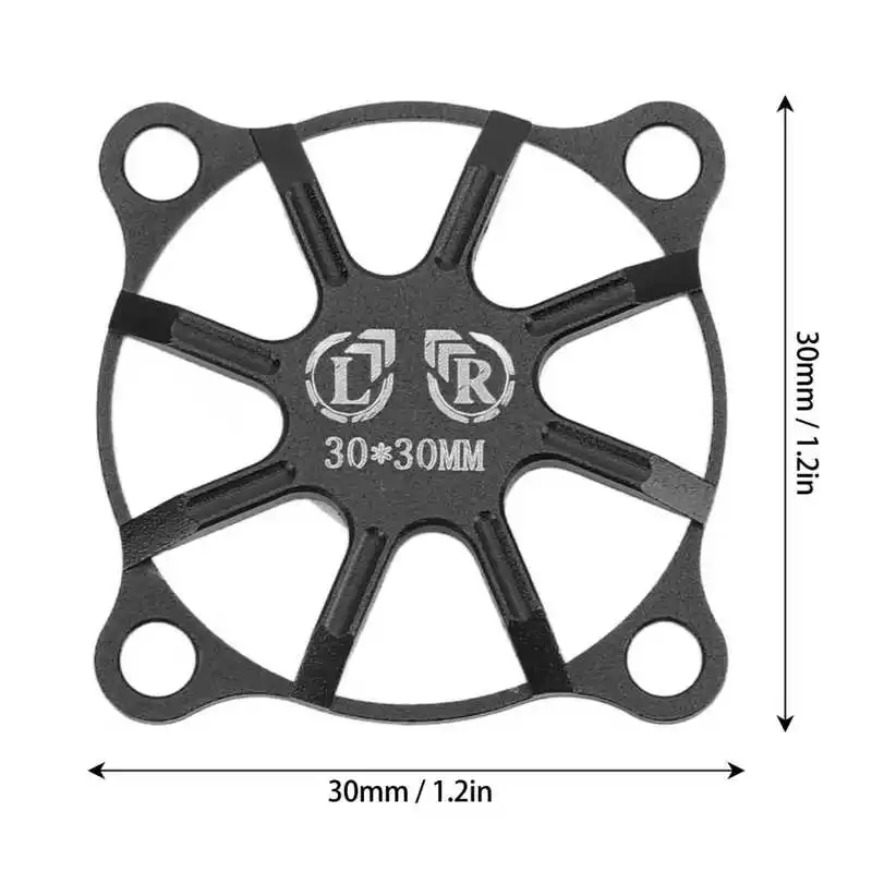 RC 냉각 팬 커버 소형 알루미늄 합금 원격 제어 자동차 전기 모터 ESC 냉각 팬 커버 30x30mm 35x35mm 40x40mm