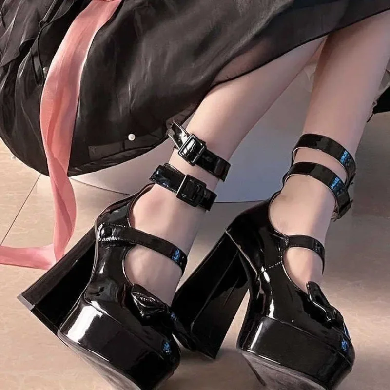 【OPEN Yy】NEOPRENE PLATFORM MARY JANE★韓国人気★追跡付 OPEN YY