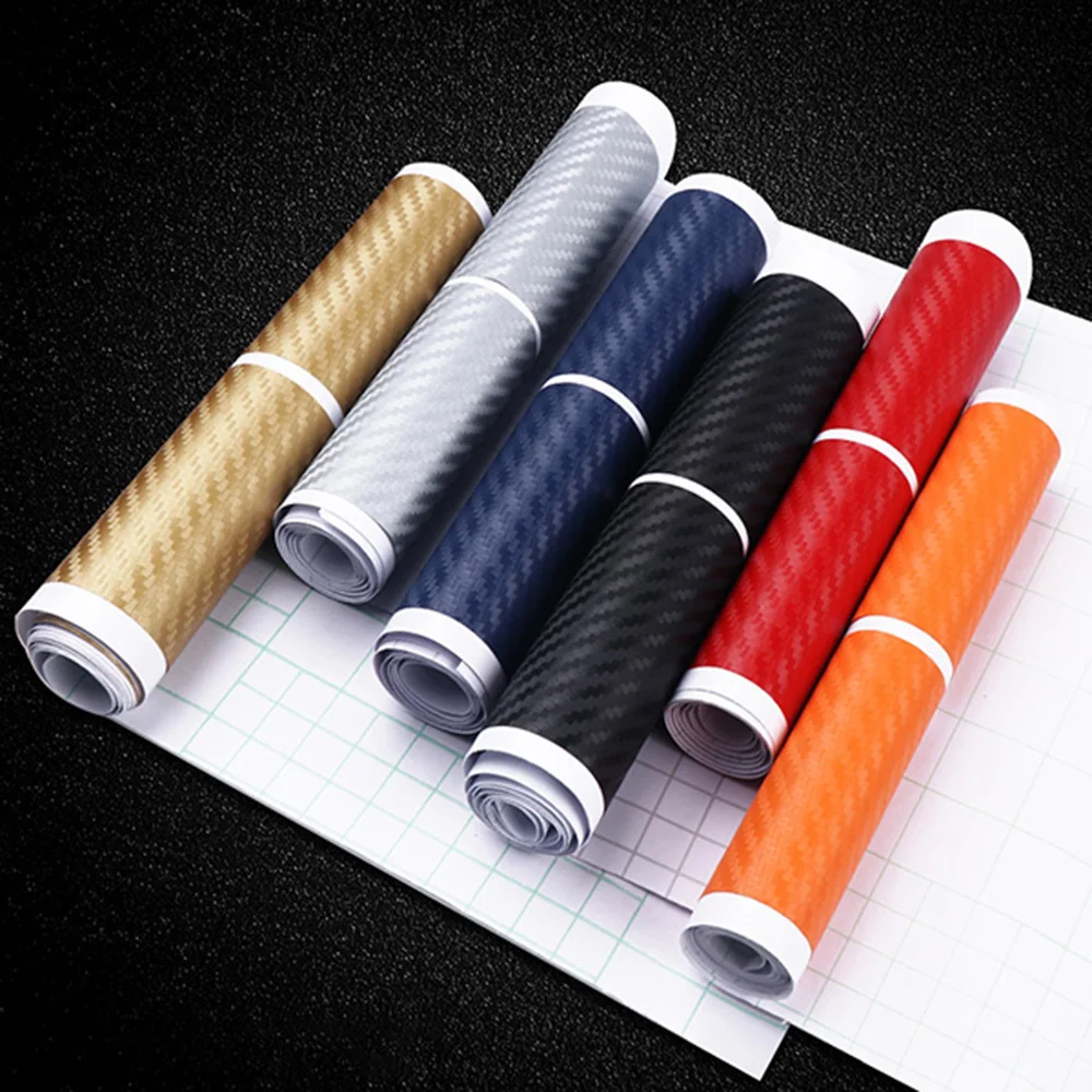 Carbon Fiber Car Trunk Tail Lip Guard Stickers