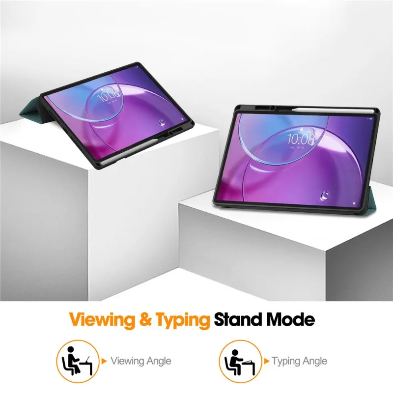 Magnetic Trifold Stand Case with Pen Slot